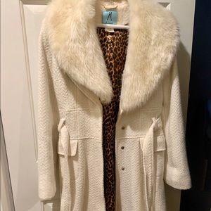 Guess Marciano white cream winter coat